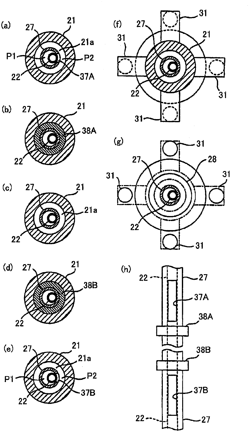 Structure for suppressing flow vibration of instrumentation guide tube