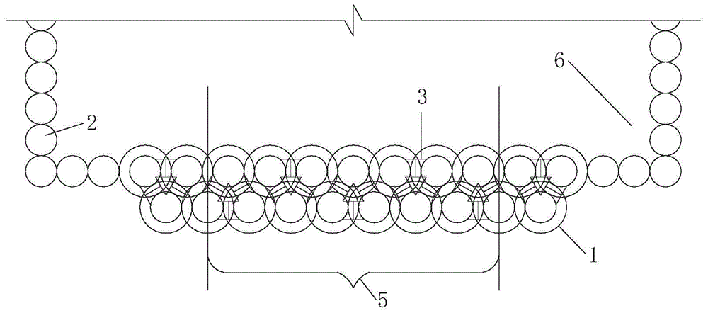 Construction method of ultra-long rotary grouting core combined pile