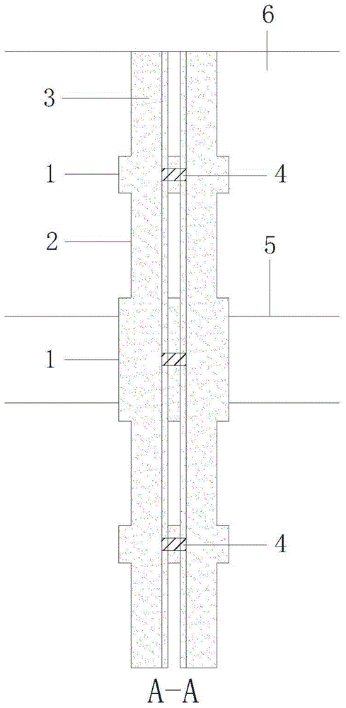 Construction method of ultra-long rotary grouting core combined pile