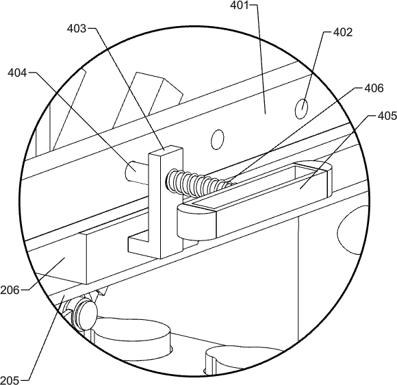 A sponge mop demoulding device