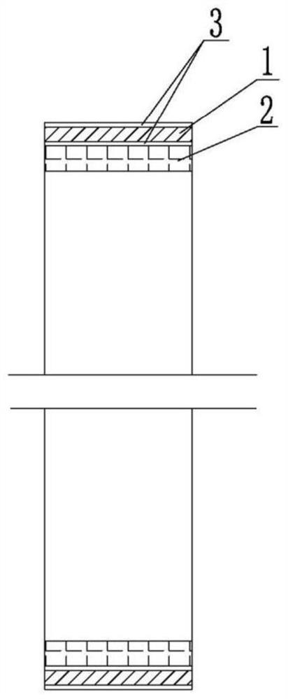 Reinforcing ring structure, preparation process and application thereof