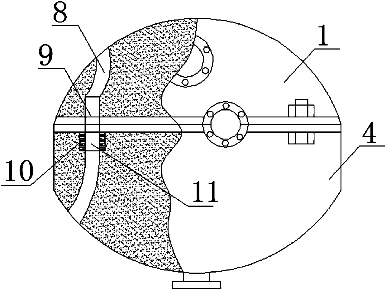 Aluminum alloy gearbox structure for high-speed railway