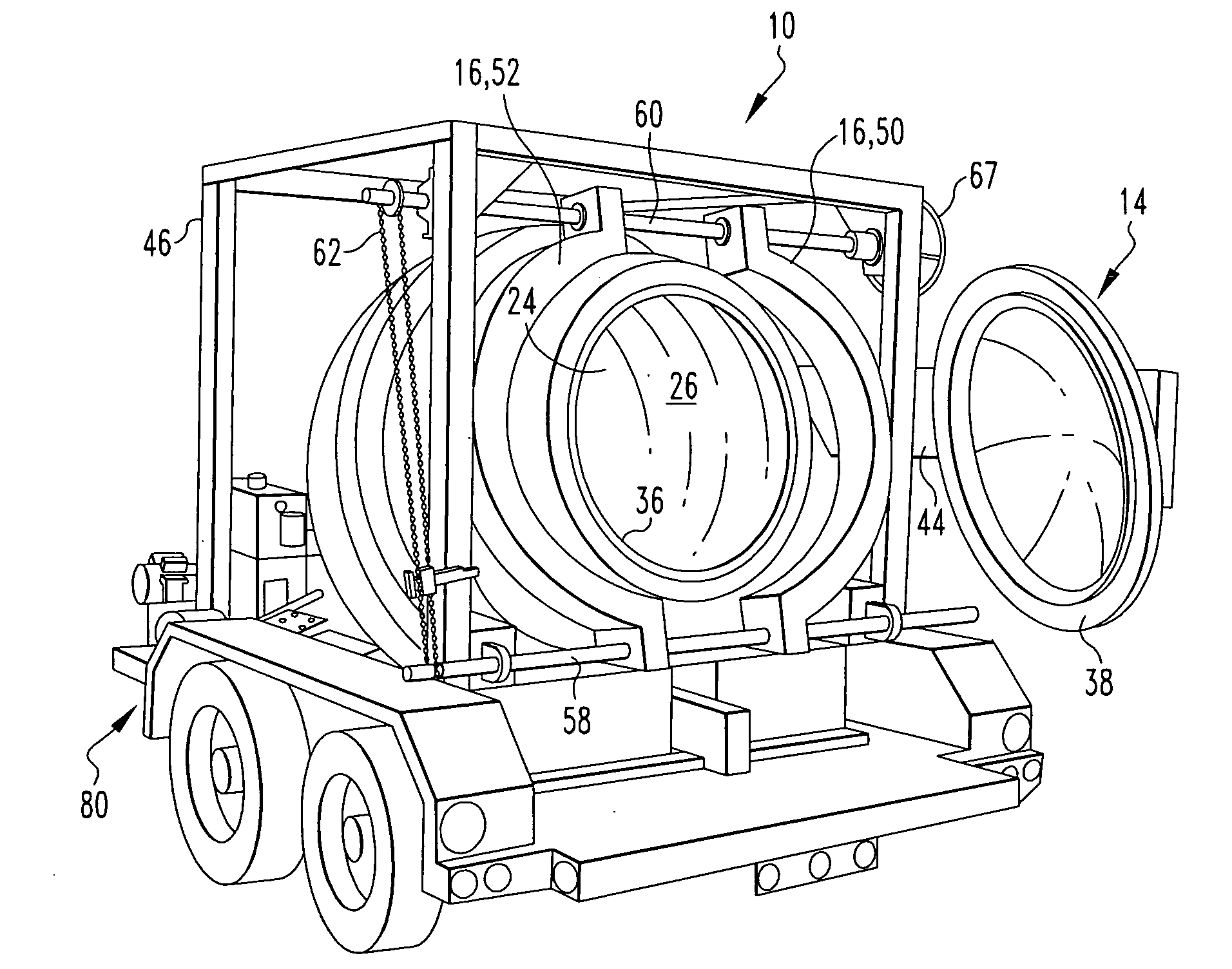 Sealed upscale total containment vessel