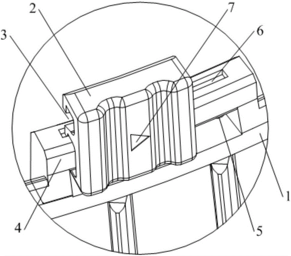 Grid fixing structure and indoor unit of air conditioner