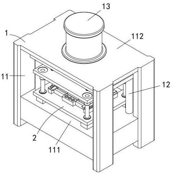 A terminal stamping machine