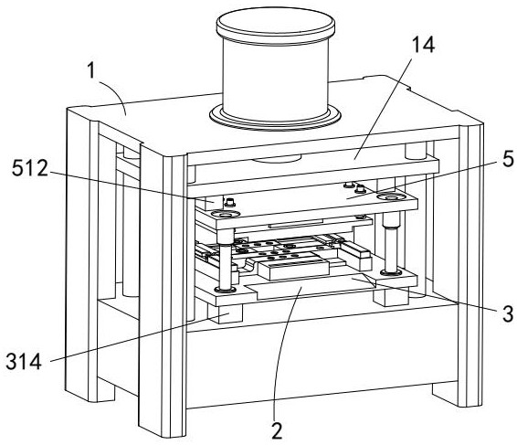 A terminal stamping machine