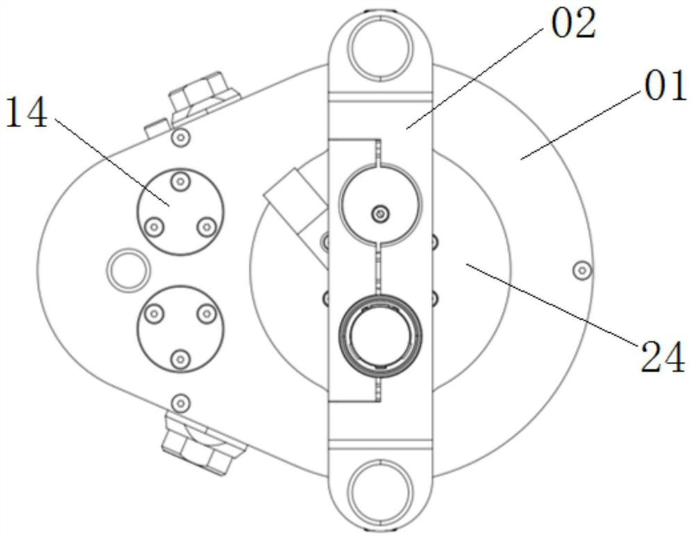 A compact radar antenna turntable