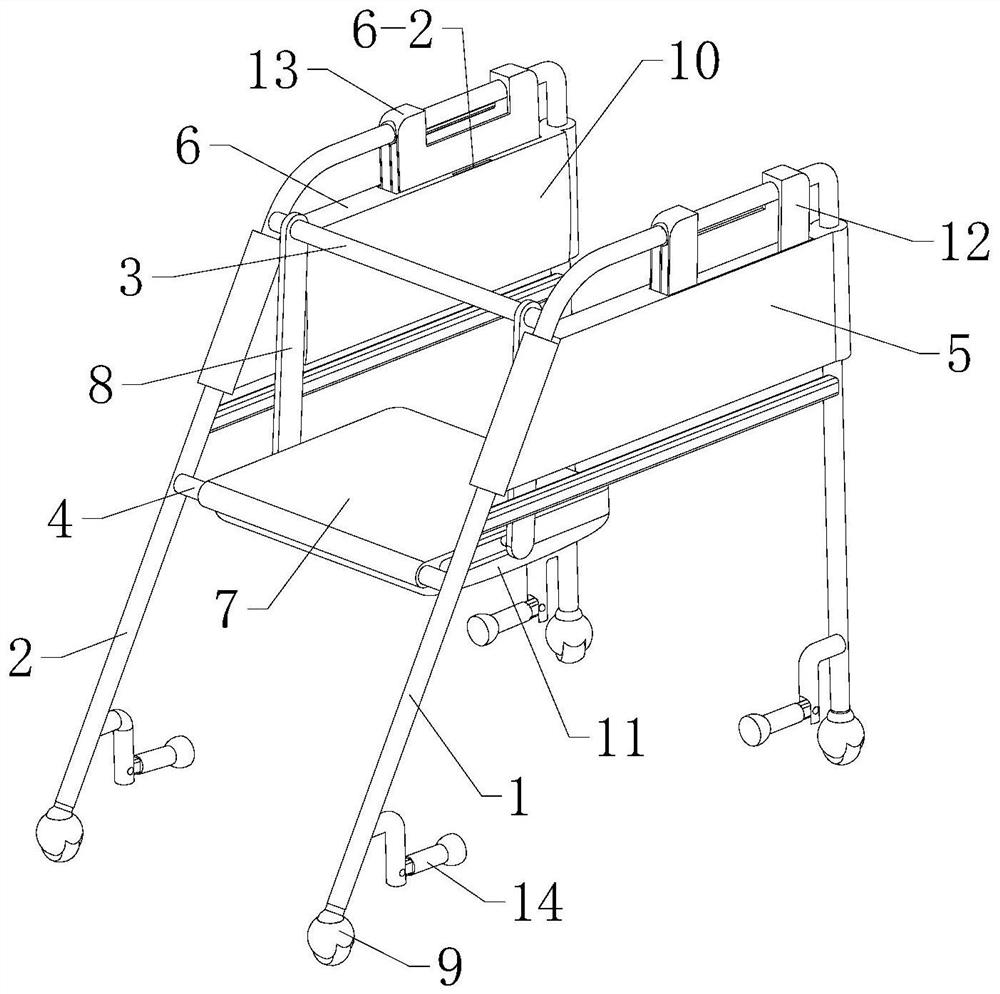 A multifunctional walking aid for the elderly