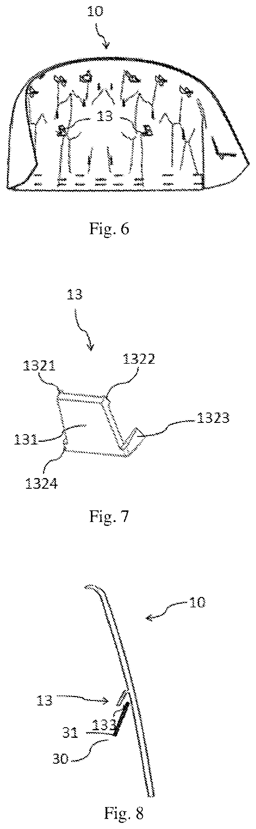 Body part for a motor vehicle with positioning structure
