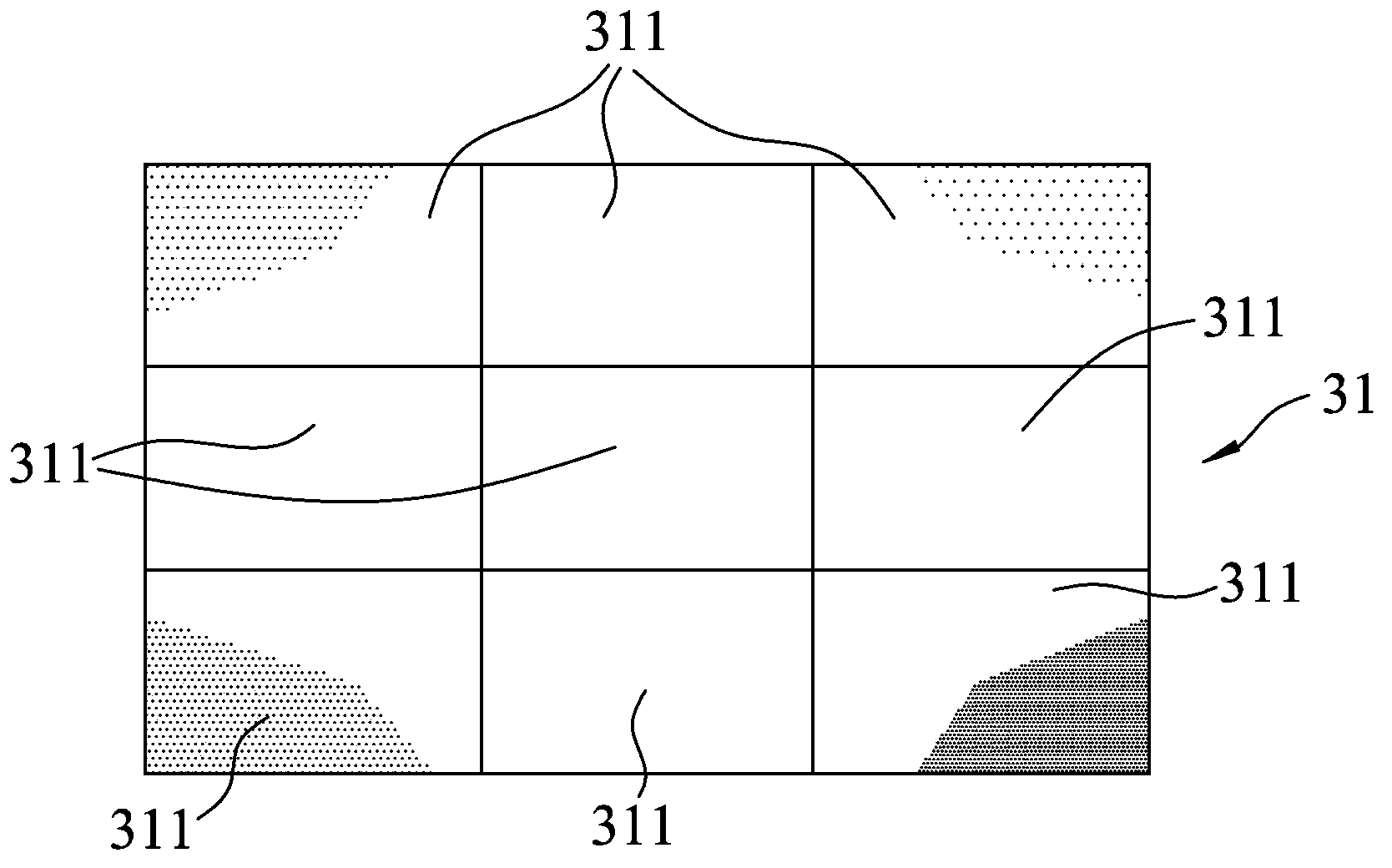 Flat panel display panel uniformity detection method and system