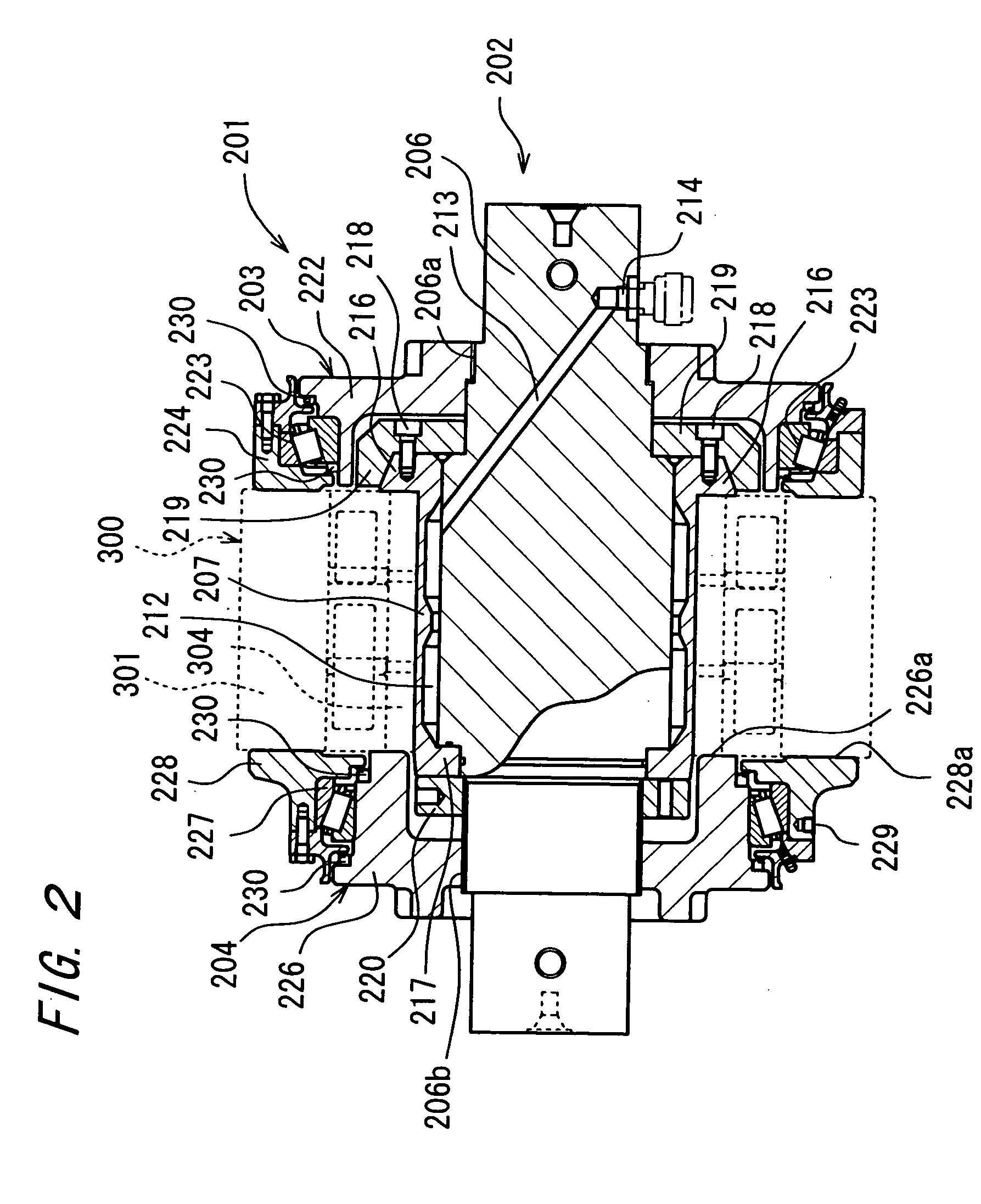 Polishing jig for rolling mill backup roll bearing