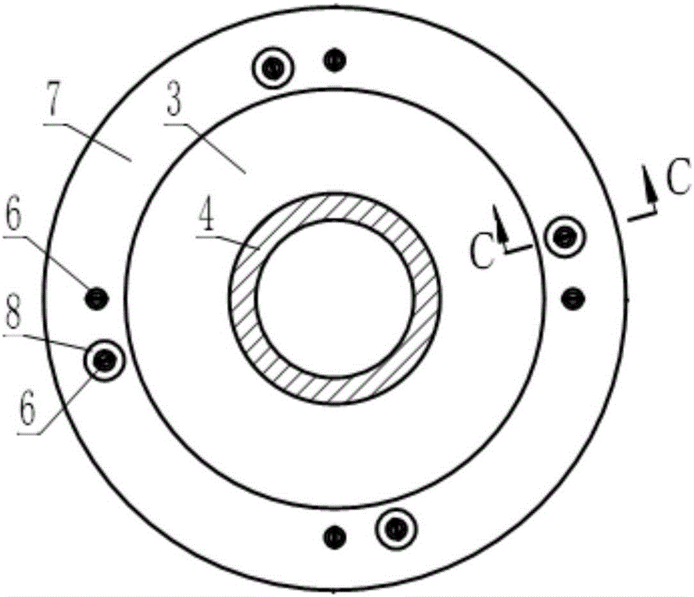 Disc-shaped spring damper with rigidity capable of being preset