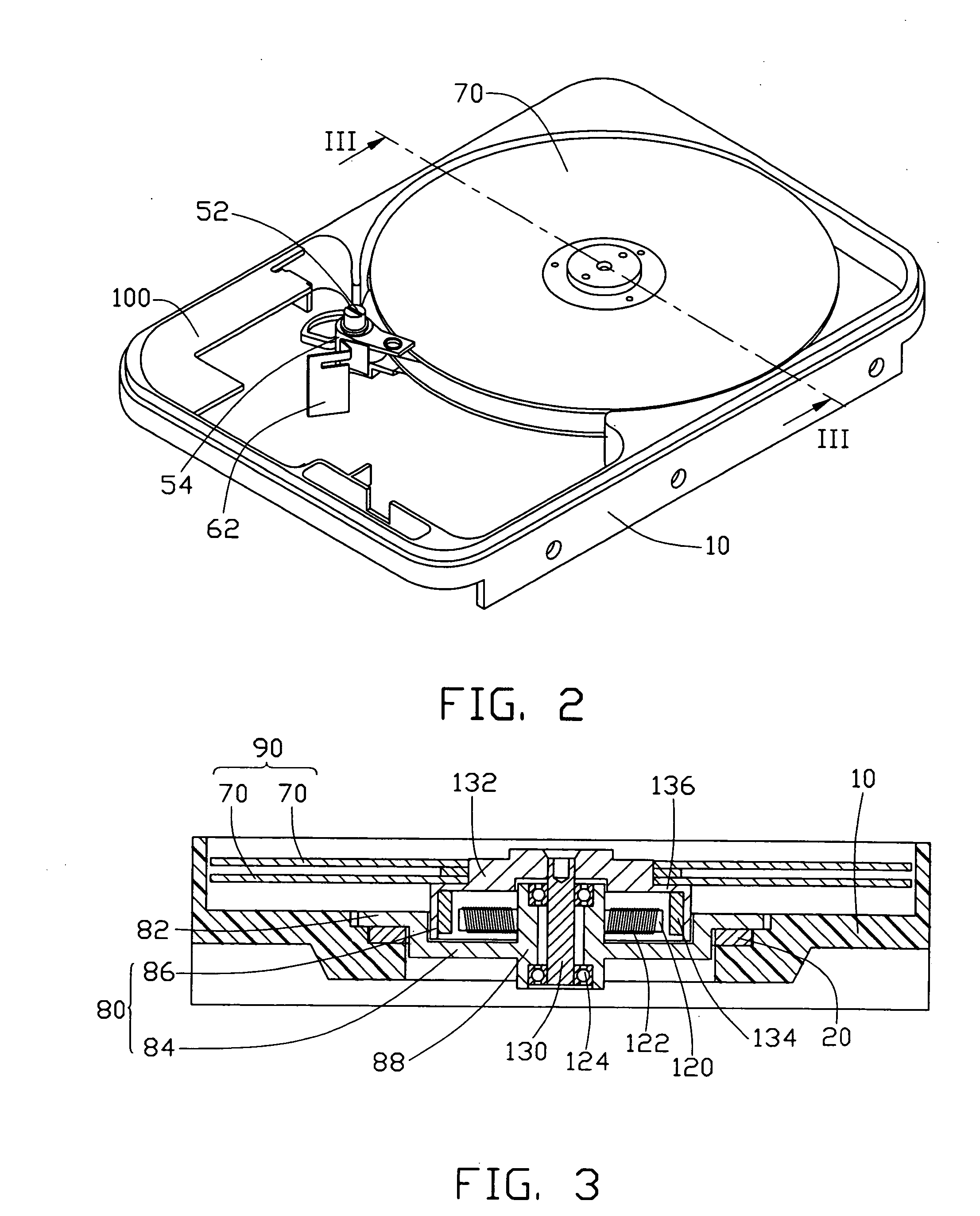 Data storage device with dampers