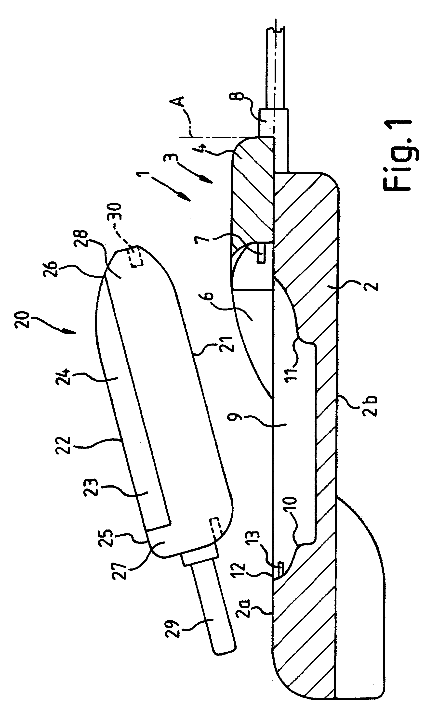 Holder for a radio telephone