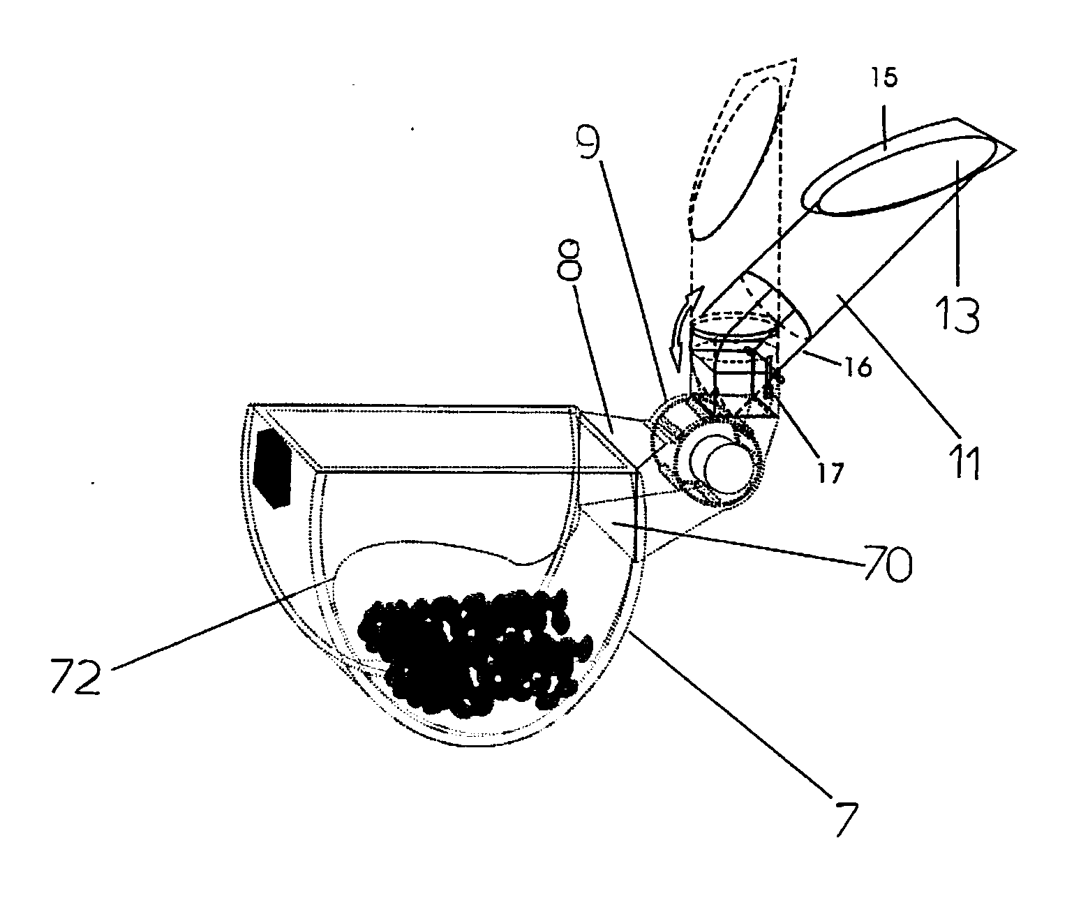 Equine faeces collection system