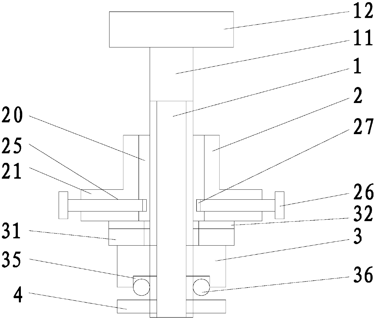 A fixed screw group