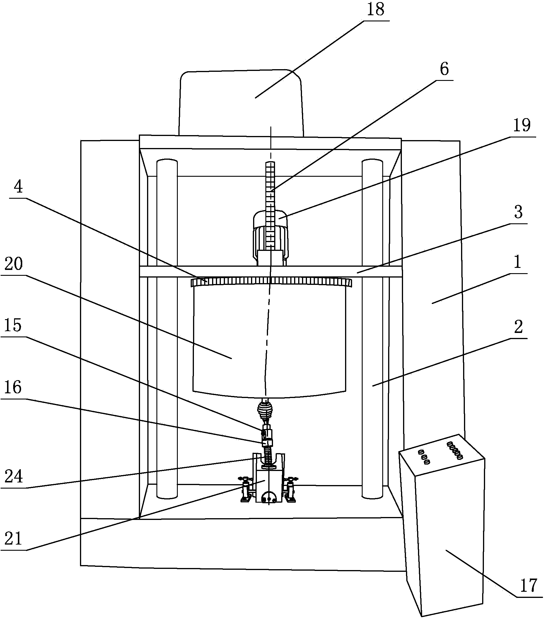 Ball head grinding machine for press machines