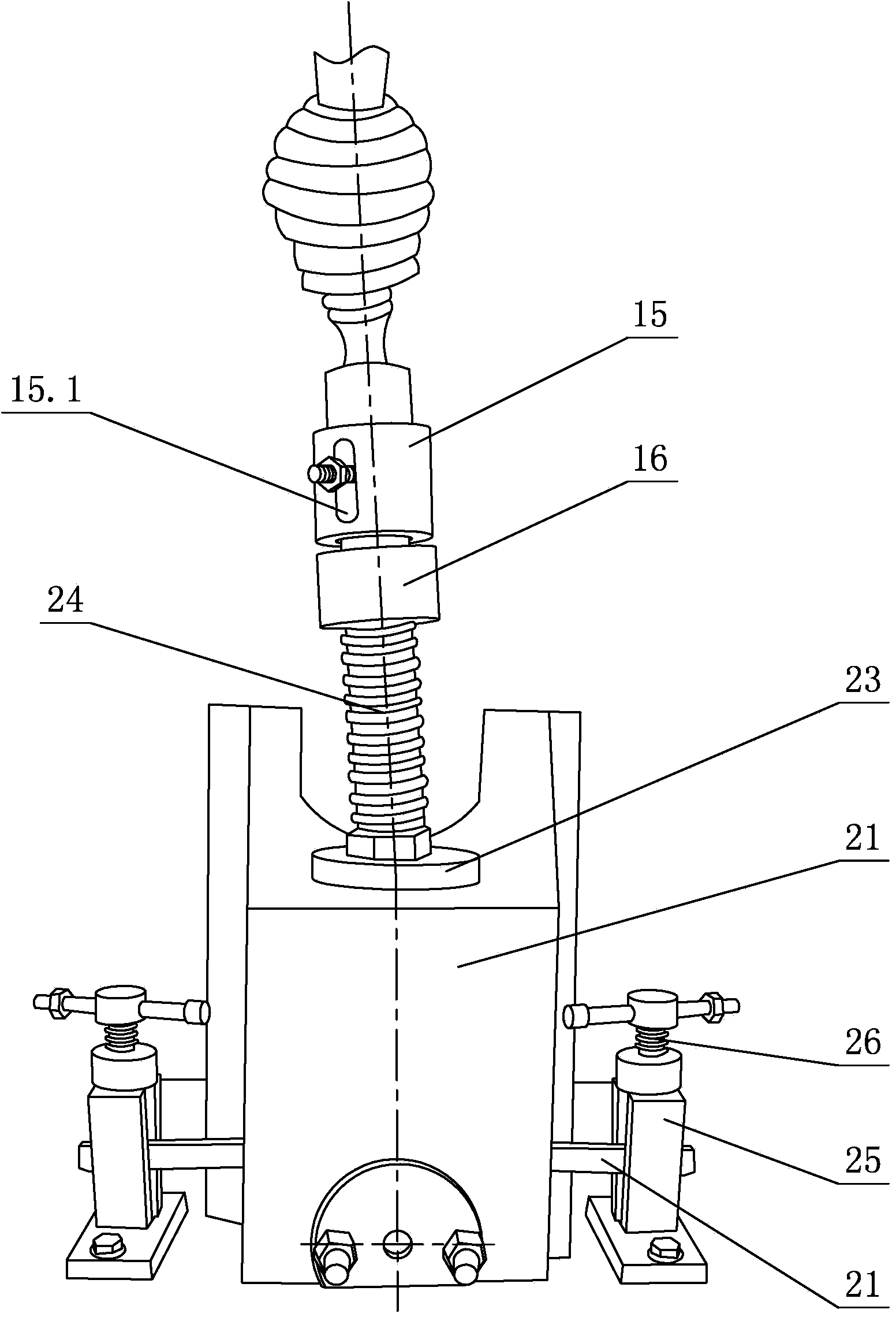 Ball head grinding machine for press machines