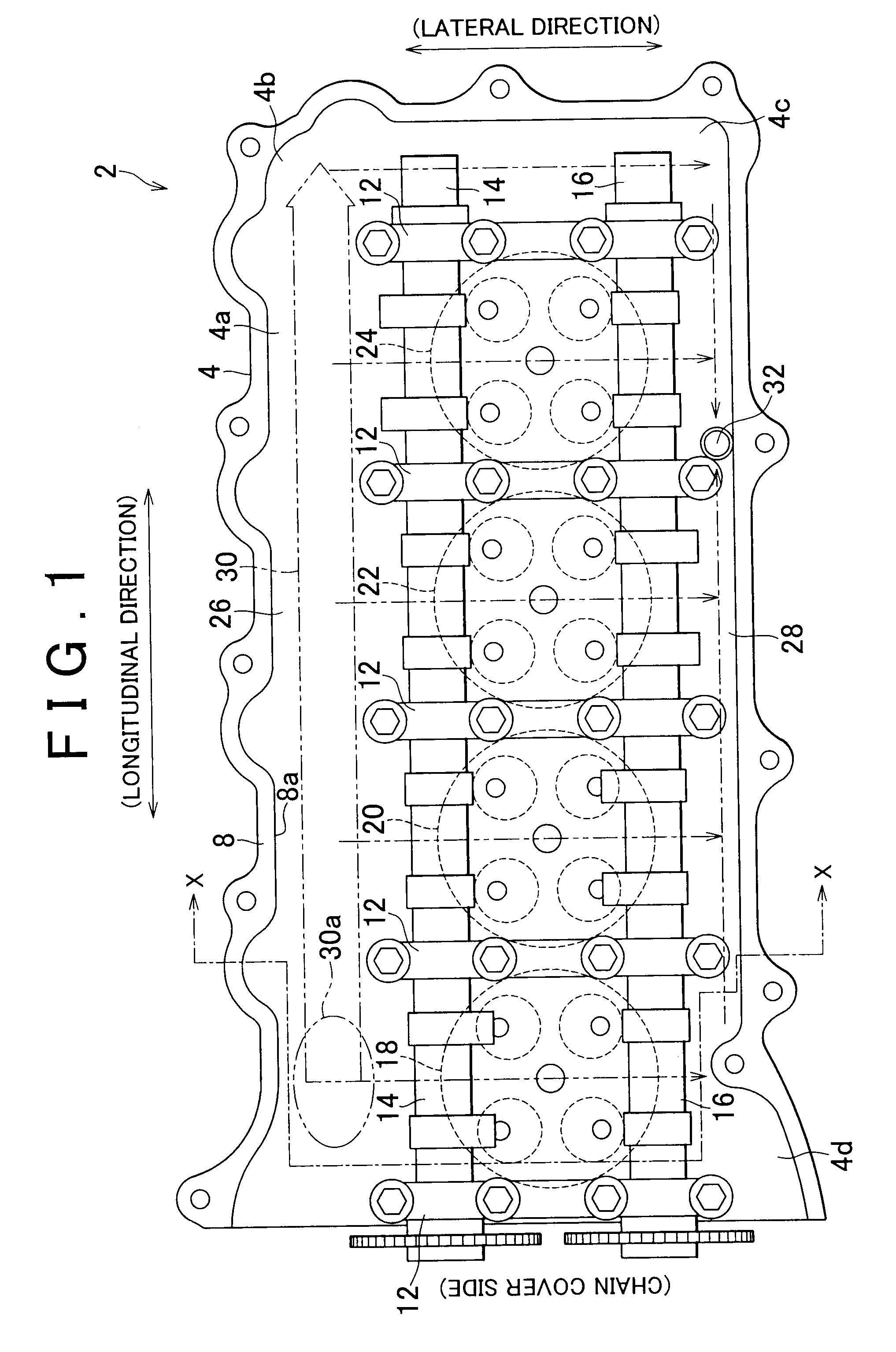 Cylinder head structure for internal combustion engine