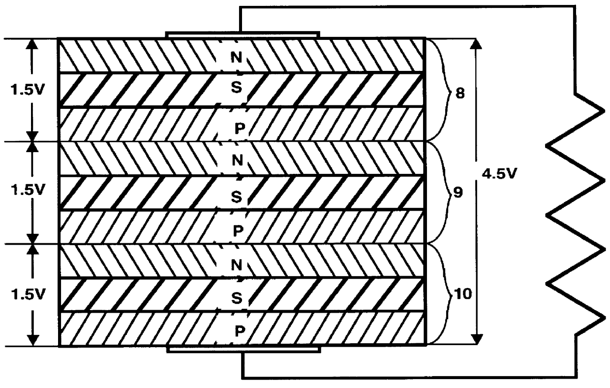 Layered metal foil semiconductor power device