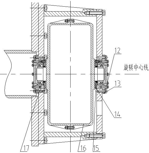 A rack and pinion driving device for an open bridge