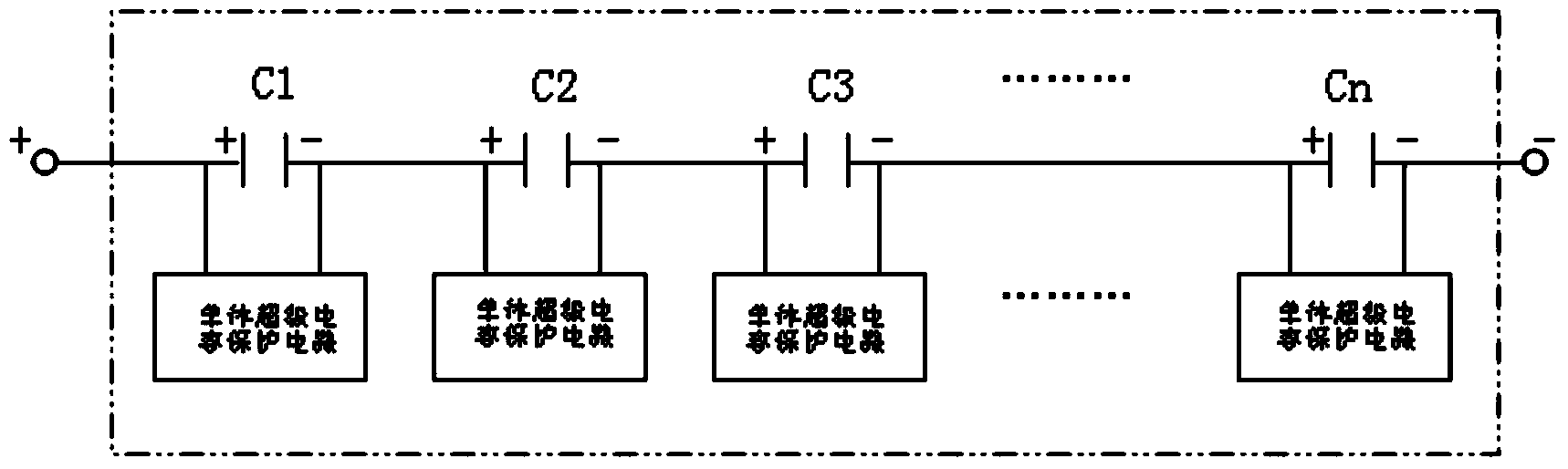 Super-capacitor energy storing device