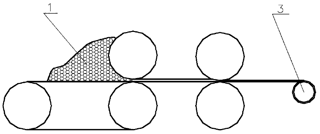 Carbon fiber graphite flexible grounding film and preparation method thereof