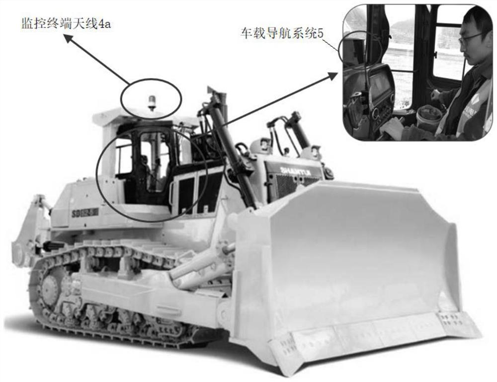 Earth and rockfill dam intelligent paving monitoring system and monitoring method thereof