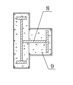 Reticulated shell-annular truss frame-irregular-shaped combination column combined support spherical tank system capable of slightly moving