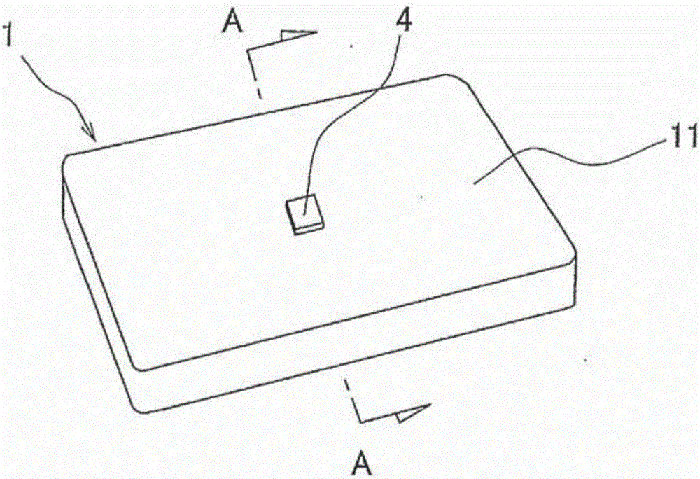 Sensor for detecting deformation of sealed secondary battery, sealed secondary battery, and method for detecting deformation of sealed secondary battery