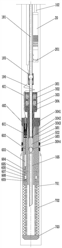 Method for establishing communication connection between upper well completion pipe string and lower well completion pipe string