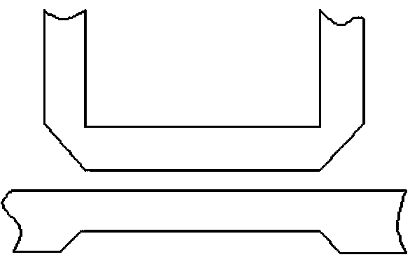 Micro-strip line absorption band-pass filter