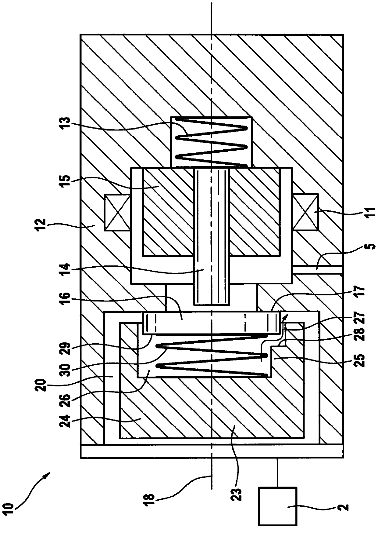 Quantity control valve and high-pressure pump with quantity control valve