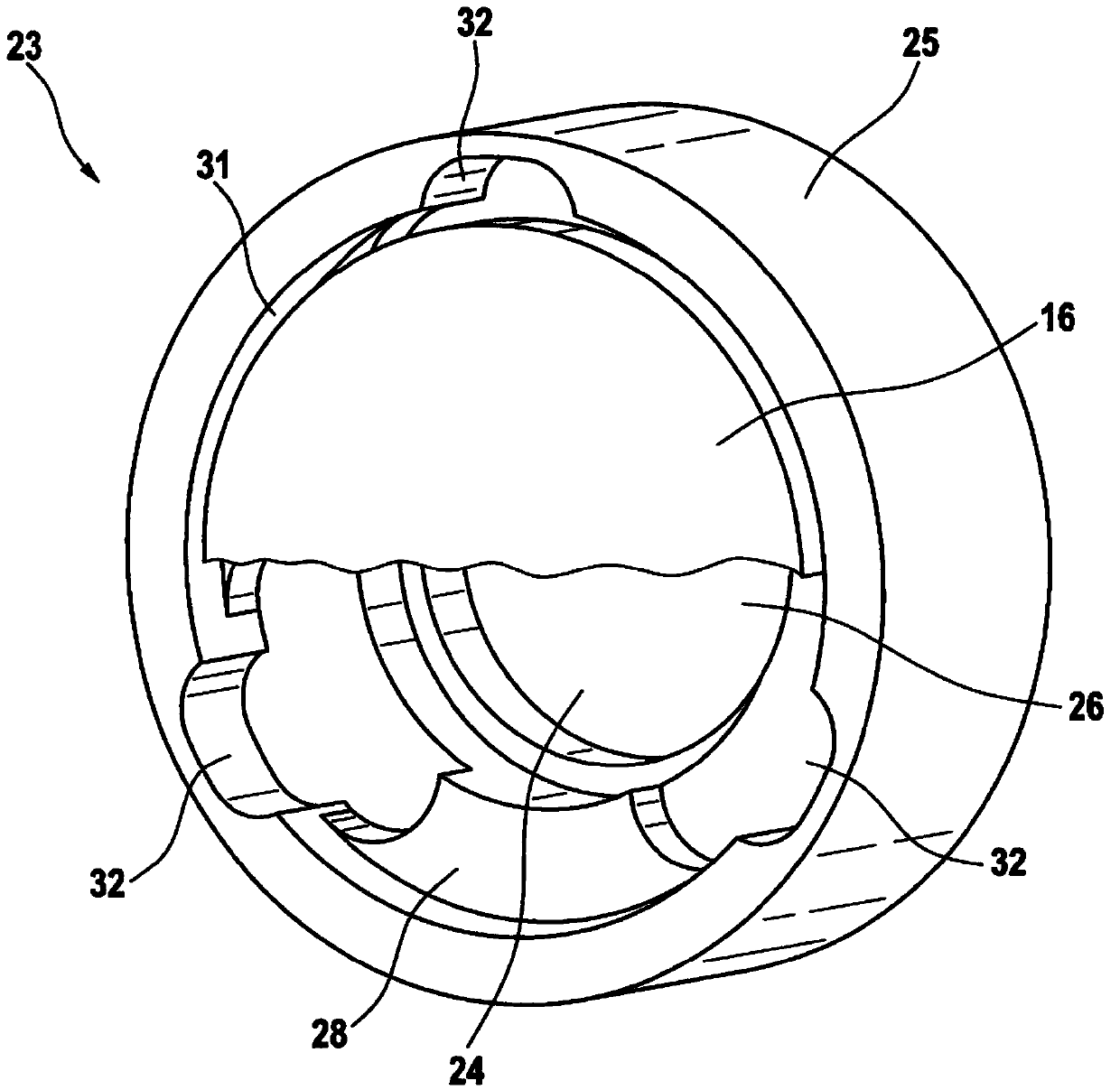 Quantity control valve and high-pressure pump with quantity control valve