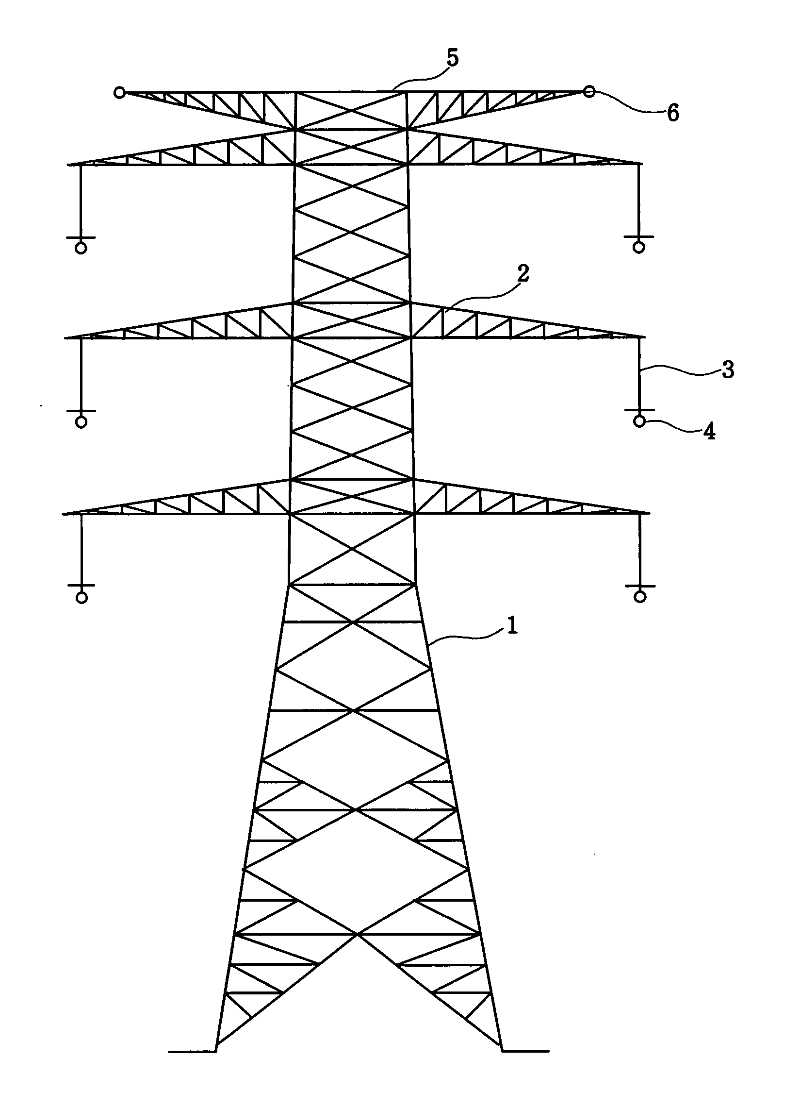 Power transmission tower