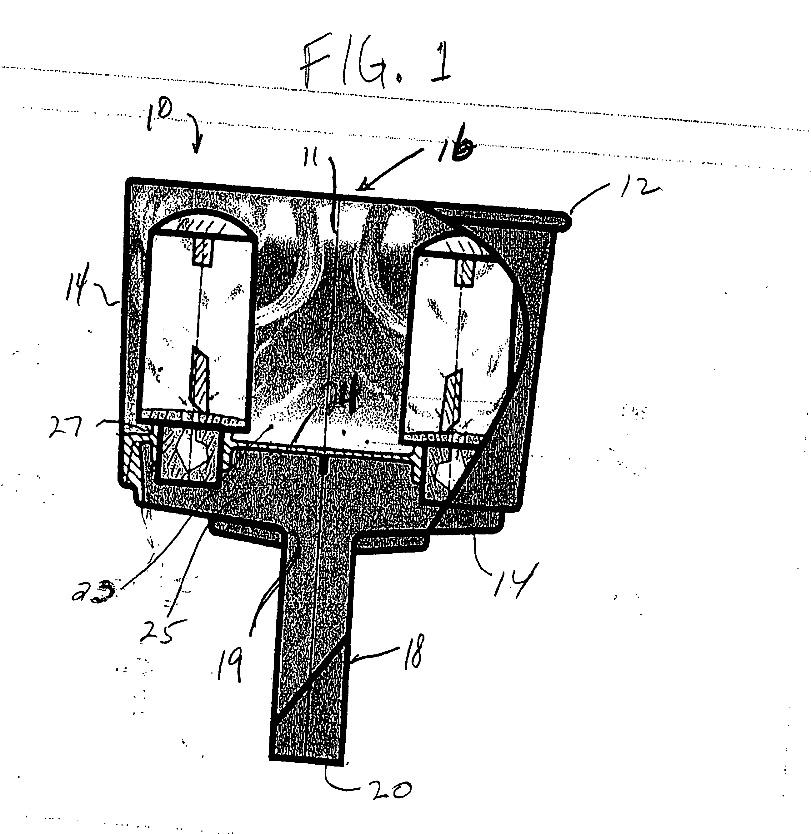 Conductive plastic fuel filter funnel having improved flow rate and separation