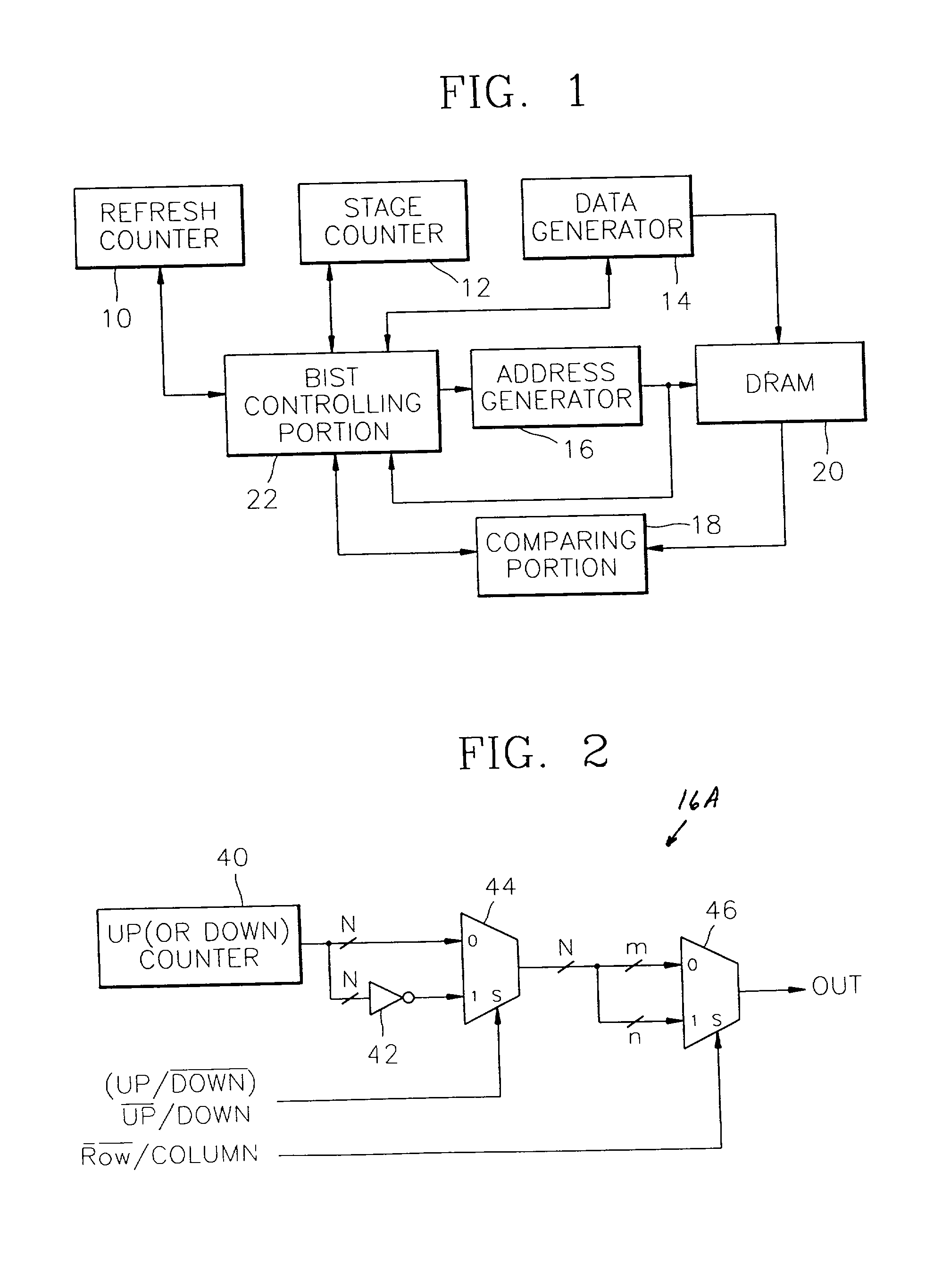 Address generator of dynamic memory testing circuit and address generating method thereof