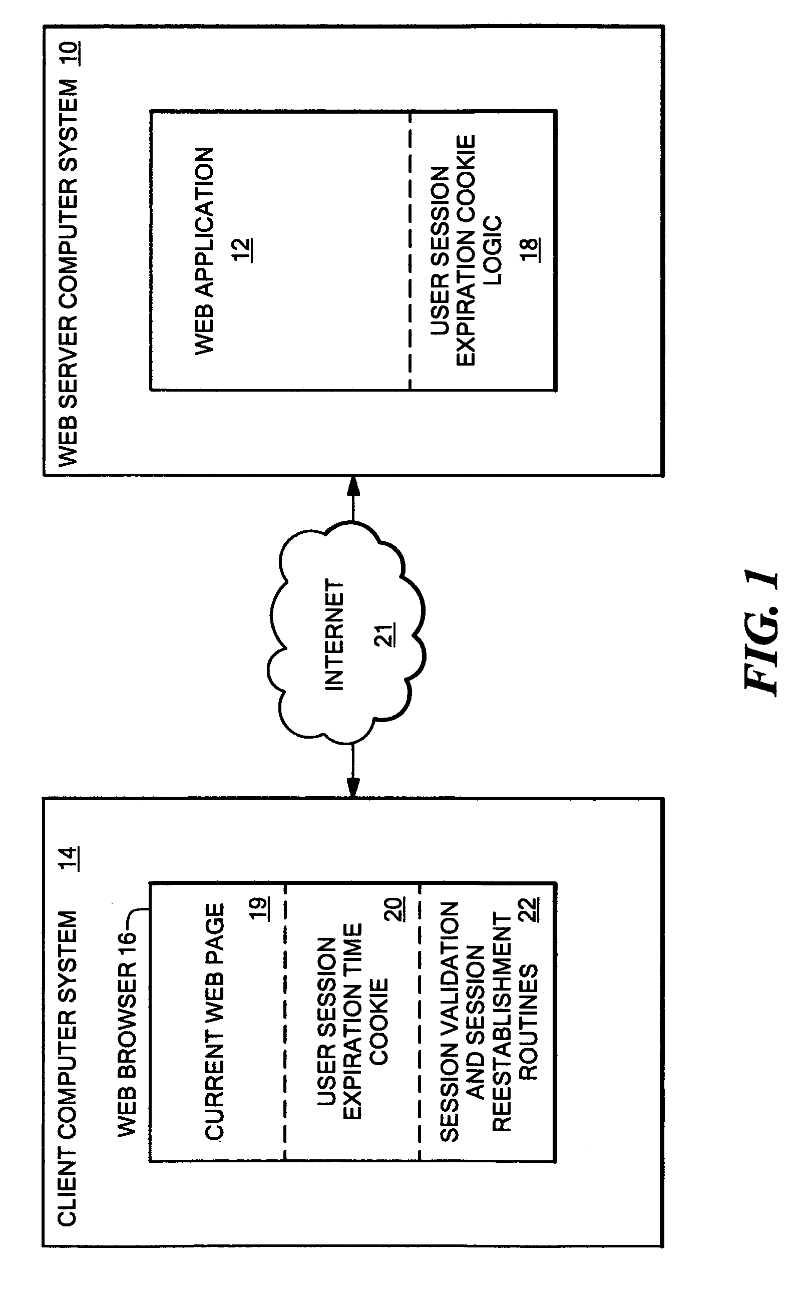 System and method for gracefully reestablishing an expired browser session