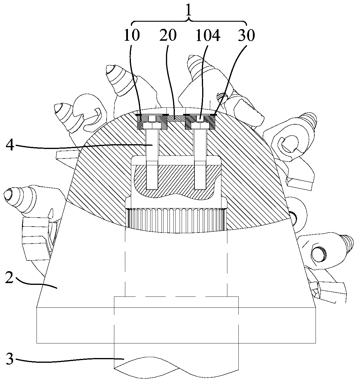 Anti-loose device and excavating equipment