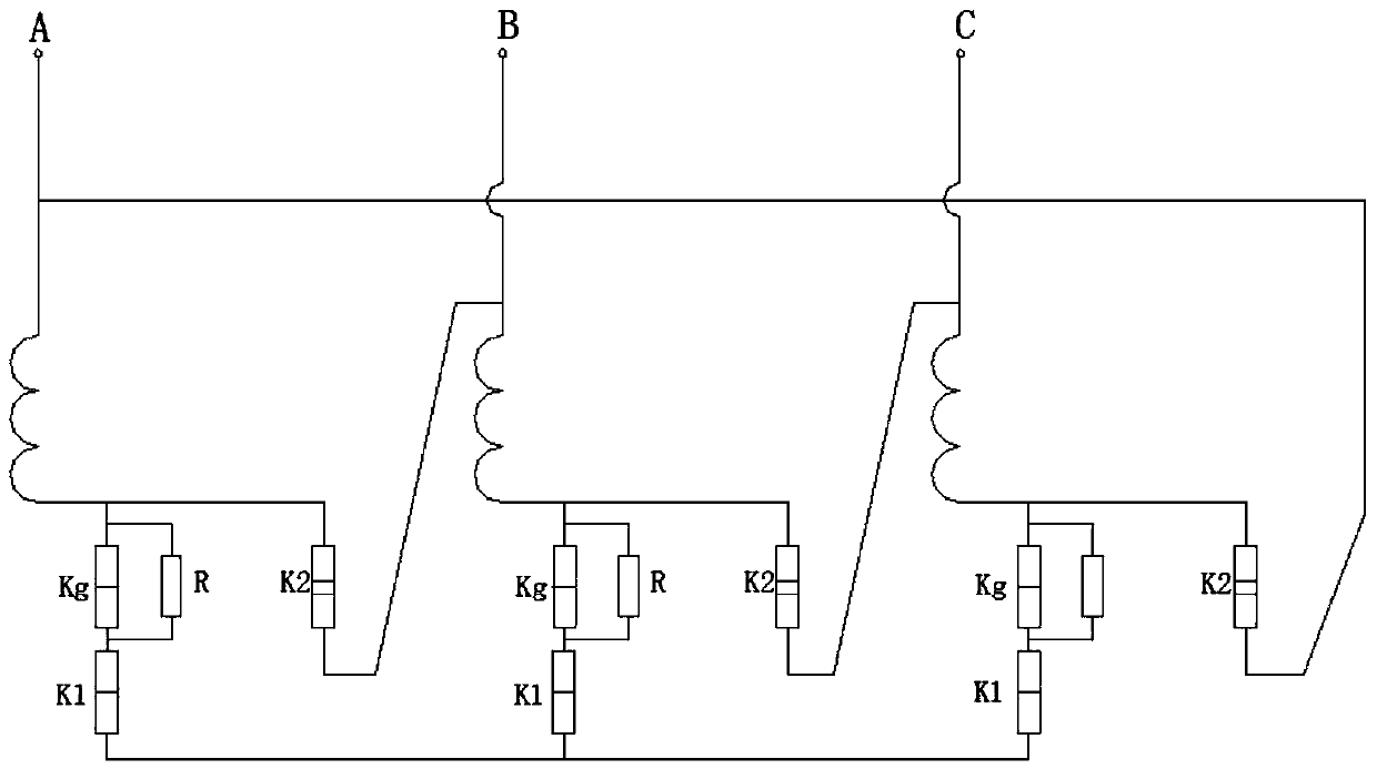 On-load capacity-regulating switch