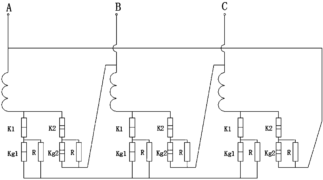 On-load capacity-regulating switch