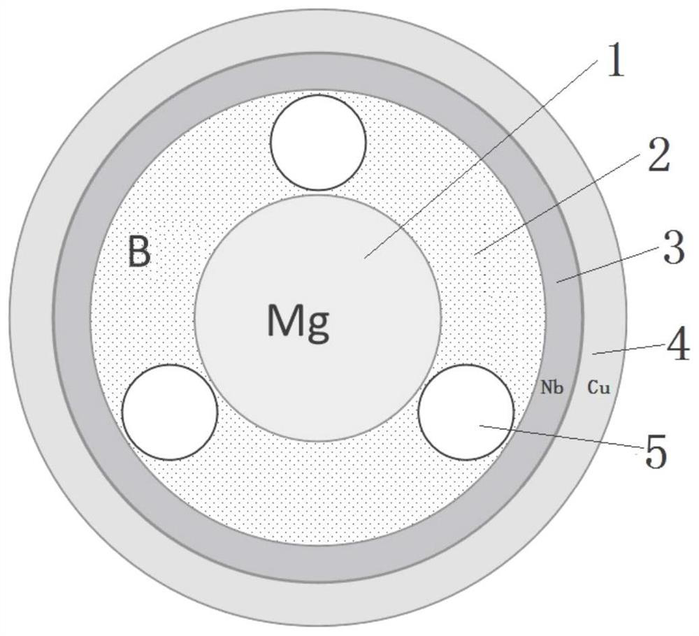 MgB2 superconducting cable joint and preparation and connection method thereof