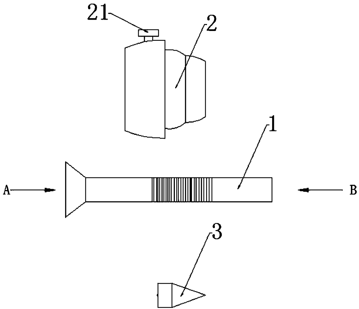 Artificial sinus tract duct for laparoscopic choledochoscope