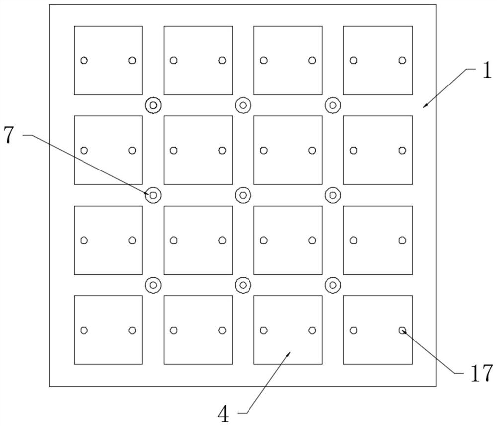 Anti-skid floor tile capable of quickly removing water