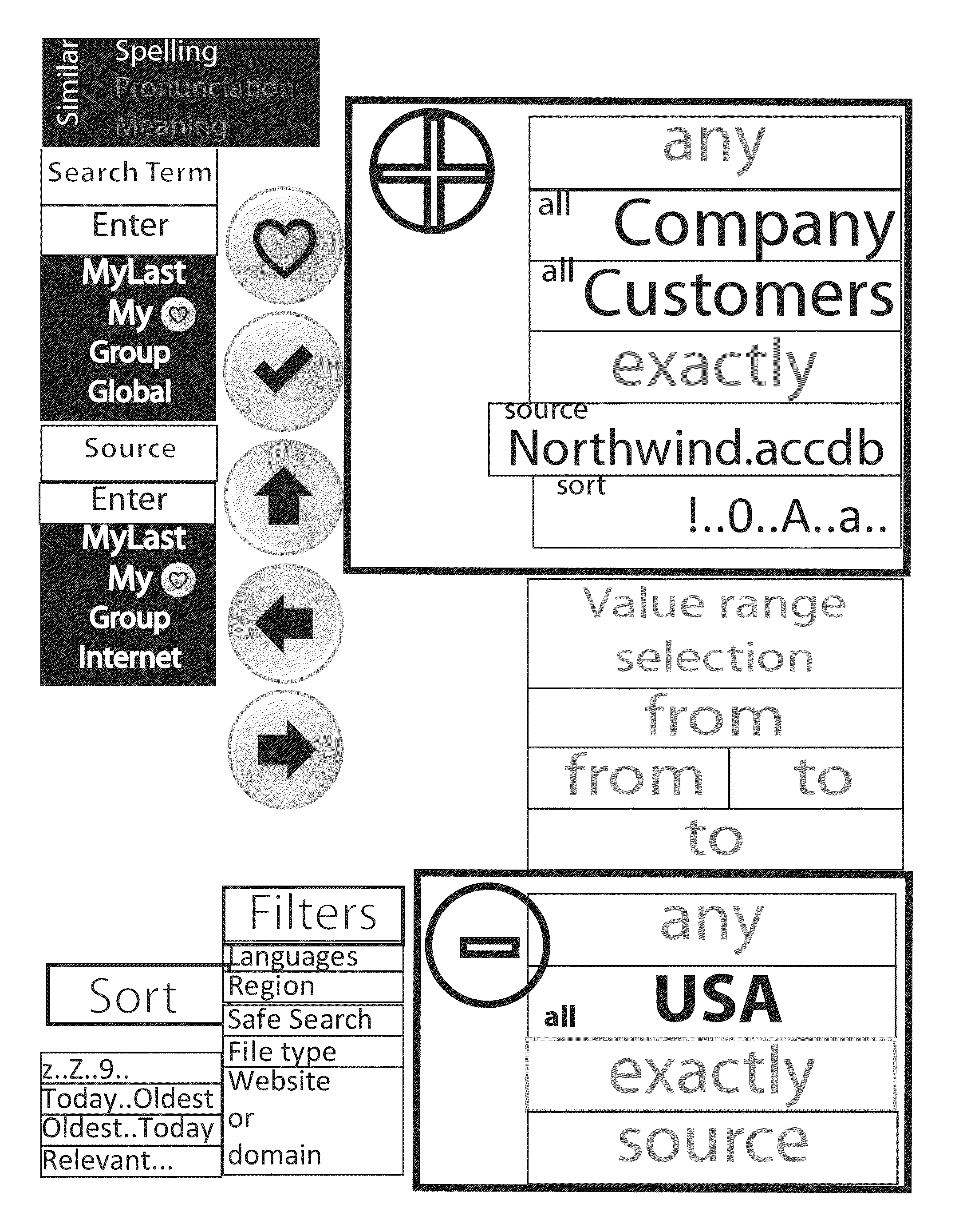 Self-configuring user interface