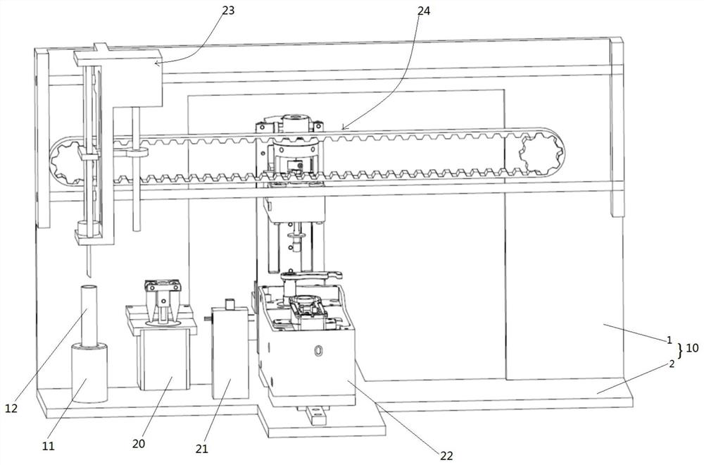 Integrated module structure and equipment for thrombus elasticity and blood coagulation analysis