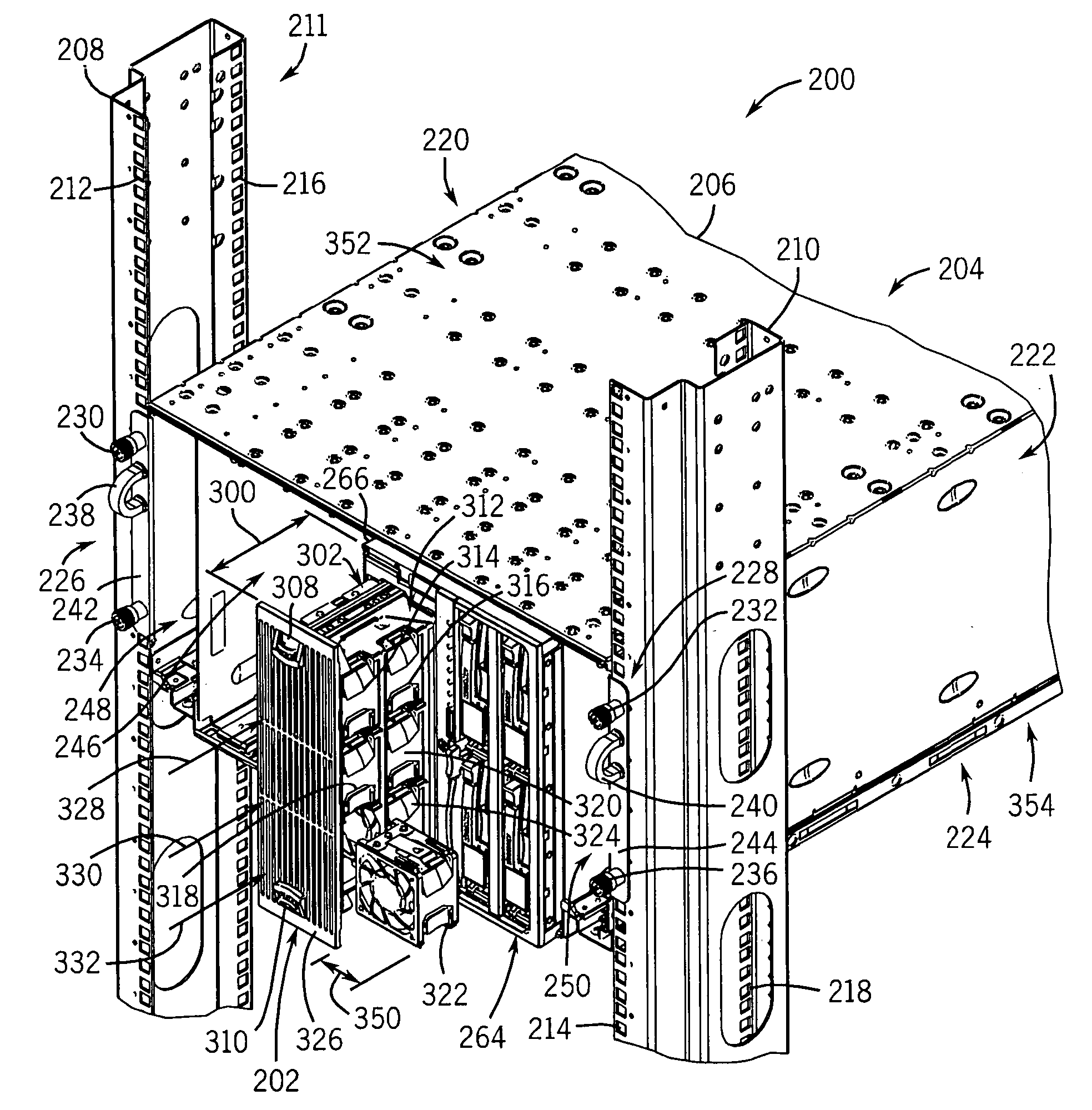 Fan tray for electronics enclosure