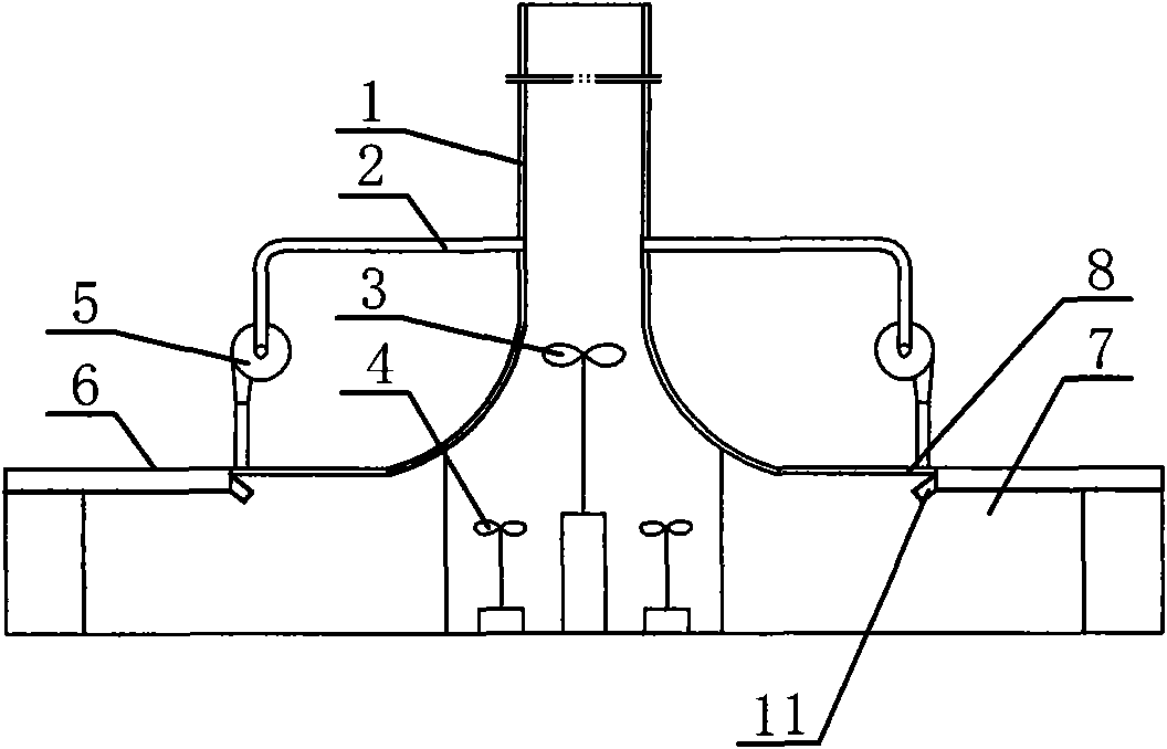 Solar hot gas flow generating device