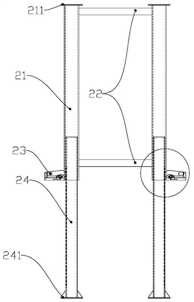 Combinable telescopic sleeve jacking device and method thereof