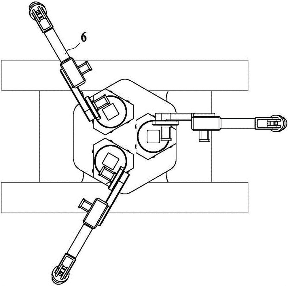 Multi-manipulator-cooperating robot palletizer